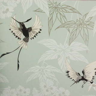 Wall bird flower pattern flying - a wall free wallpaper