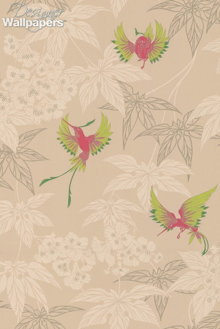 Bird flowers wall leaves wallpaper - bird free wallpaper