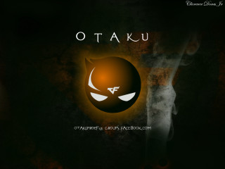 Glowing orange face black background - orange free wallpaper