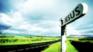 Street sign rainbow road sky - a street sign free wallpaper