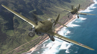 Planes beach ocean cliff scenery - unreal engine 5 free wallpaper