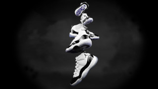 Flying shoes shoe on top - a shoe free wallpaper