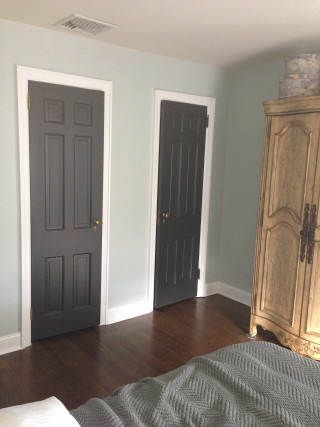 Bedroom bed dresser mirror side - matte finish free wallpaper