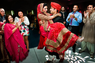 Couple dancing dance floor colorful - vibrant colour free wallpaper