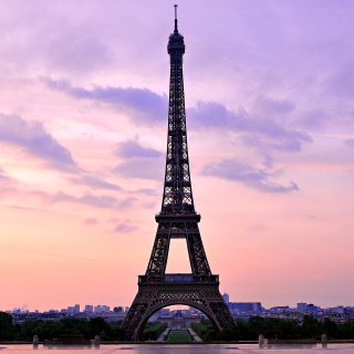Tall tower clock evening time - sunset free wallpaper