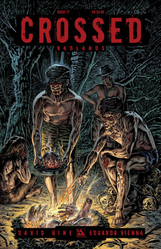 Men cooking fire forest trees - primitivism free wallpaper