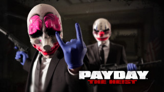 Man suit mask gun posing - another man in a suit free wallpaper
