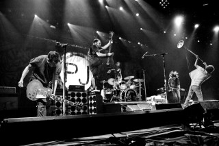 Band performance stage guitar player - a photo free wallpaper
