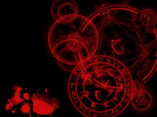 Red clock gothic occult magic - occult free wallpaper
