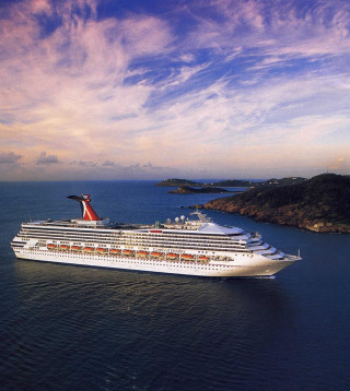 Cruise ship ocean cloudy sky 3 - cloudy free wallpaper