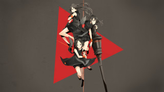 Anime girls red arrow sword - the other hand free wallpaper