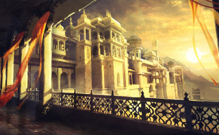Building balcony fence sky person - andreas rocha free wallpaper