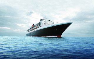 Cruise ship ocean cloudy day 3 - a cloudy day free wallpaper