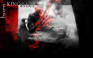 Fire embers volcano flame sword - free abstract wallpaper
