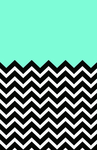 Black white chevron green background - bauhau free wallpaper