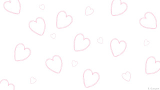 Hearts drawing white background pink - left free wallpaper