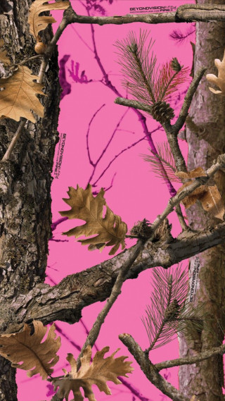 Pink background tree branch leaves 2 - primitivism free wallpaper