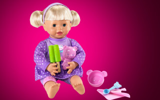 Doll teddy bear toy kitsch - a doll free wallpaper