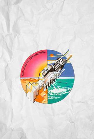 Machine gun drawing rainbow background - a piece of paper free wallpaper