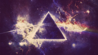 Triangle galaxy stars dust middle - star and dust free wallpaper