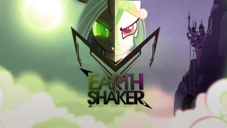 Cartoon greenhair blacknose purplebackground tower - a black nose free wallpaper