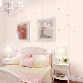Bedroom with bed interior cozy - soft free wallpaper