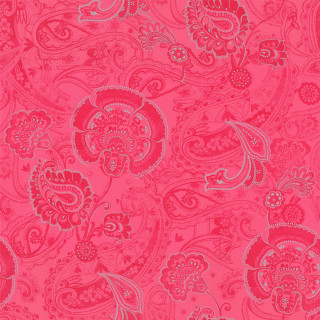 Pink paisley print fabric background - a silk screen free wallpaper