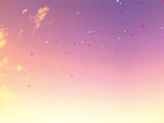 Pink yellow sky balloons dreamy - atey ghailan free wallpaper