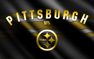 Pittsburgh football team logo black - gritty free wallpaper