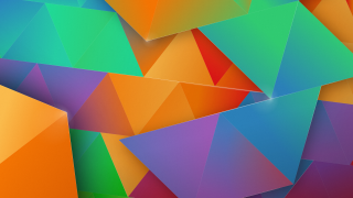 Colorful background triangles shapes bright - different free wallpaper