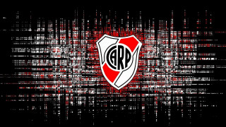 Red white soccer logo black - river free wallpaper