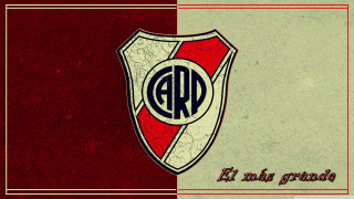 Red white striped shield arr - river free wallpaper