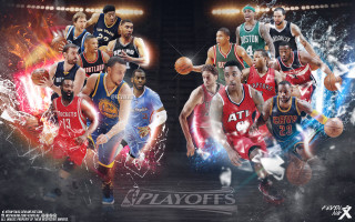 Basketball players water splash photo - a group of basketball players free wallpaper