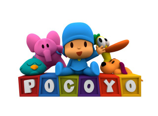 Cartoon character sitting block toy - ayo free wallpaper