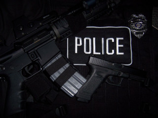 Police vest gun badge police - armor free wallpaper for desktop