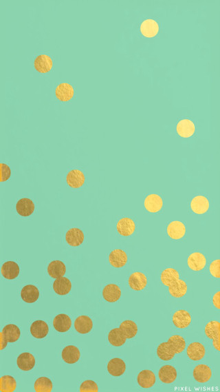 Green gold background sky moon - a minimalist painting free wallpaper