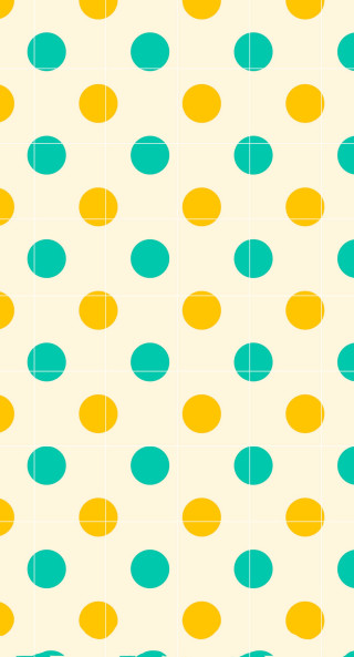 Blue yellow dots pattern white - a green center free wallpaper