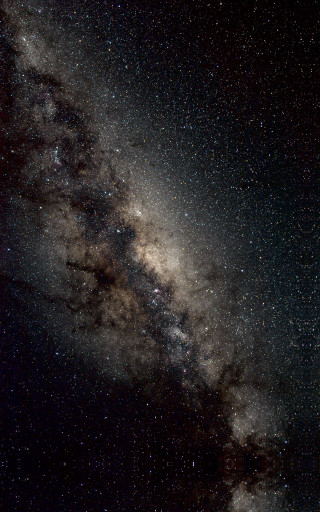 Bright star filled sky clouds - astrophotography free wallpaper