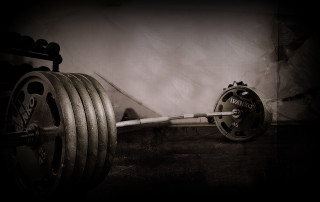 Gym barbell wall white strong - a wall behind free wallpaper