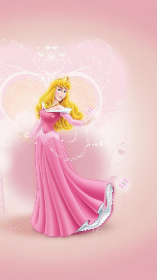 Princess pink dress food heart - a plate of food free wallpaper