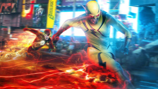 Man yellow suit running city - a yellow suit free wallpaper