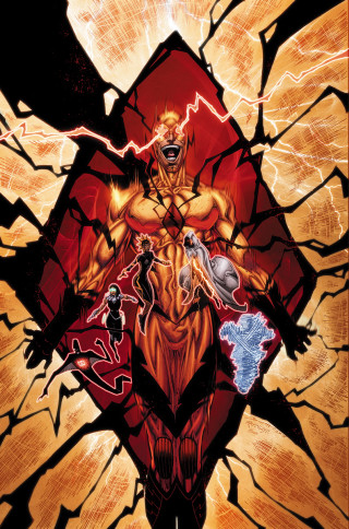 Man lightning bolt chest surrounded - lightning free wallpaper