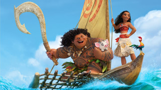 Cartoon character boat girl back - a boat free wallpaper