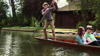 Man boat paddle river people - the side of the boat free wallpaper