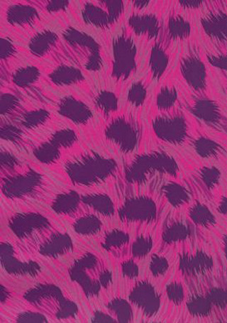 Pink black animalprint circles dots - animal free wallpaper