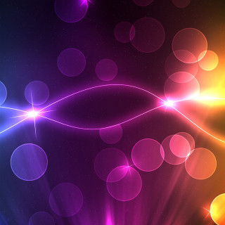 Colorful background lights stars night - beeple free wallpaper