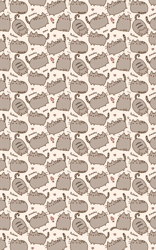 Hippo pattern different faces white - different free wallpaper