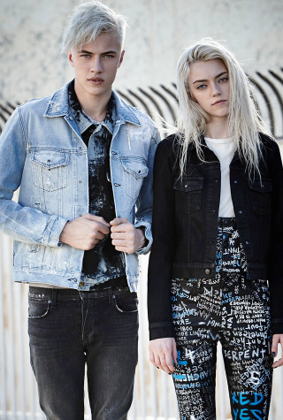 Man woman jeans jacket grunge - grunge aesthetic free wallpaper