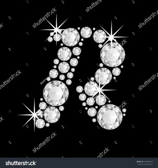 Diamond stars k black background - free new year wallpaper