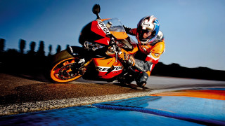 Person motorcycle road blue sky - eric dinyer free wallpaper
